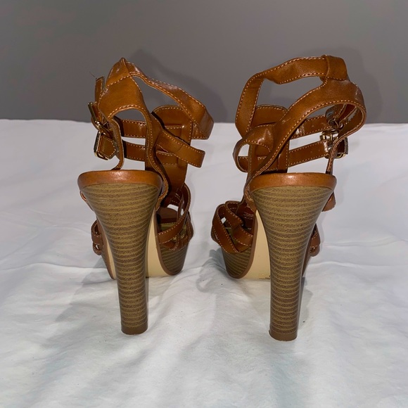 Platform Gladiator Heeled Sandals (Never Worn) Size 8.5 - Picture 3 of 8